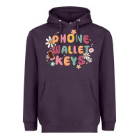 Plum phone wallet keys Heavyweight Hoodie - MaliasSmallBusiness