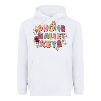 White phone wallet keys Heavyweight Hoodie - MaliasSmallBusiness