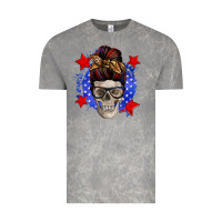 Cloud Rock American mom skull Vintage Tee - Zillion Design Studio