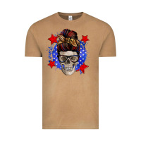 Vintage Camel American mom skull Vintage Tee - Zillion Design Studio