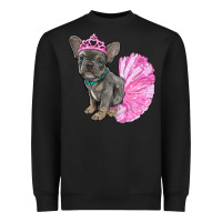 Balerina French Bulldog With Tutu Heavyweight Sweatshirt | Teevron