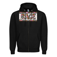 Black race license plate Zipper Hoodie - Artiststas