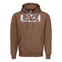 Chestnut race license plate Zipper Hoodie - Artiststas