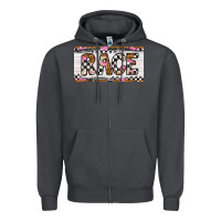 Smoke race license plate Zipper Hoodie - Artiststas