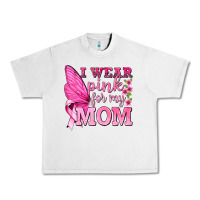 Lunar Rock I Wear Pink For My Mom with Butterfly Urban Heavy Tee - texasbilliewilder