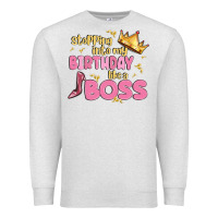 Oatmeal Heather birthday boss Premium Sweatshirt - MaliasSmallBusiness