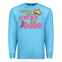 Ocean Blue birthday boss Premium Sweatshirt - MaliasSmallBusiness