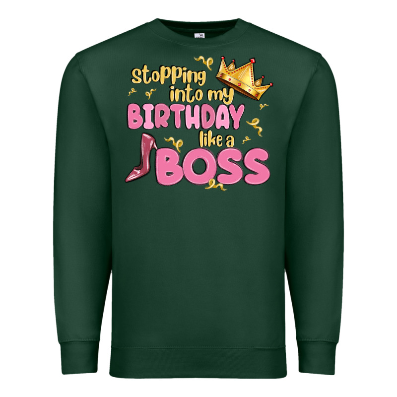 Birthday Boss Premium Sweatshirt by MaliasSmallBusiness | Teevron