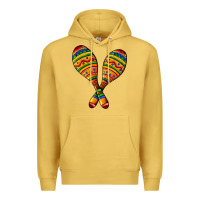 Antique Gold mexican maracas Premium Hoodie - AdoDesignShop