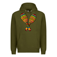 Army Green mexican maracas Premium Hoodie - AdoDesignShop