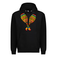 Black mexican maracas Premium Hoodie - AdoDesignShop