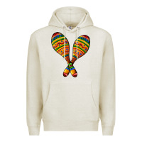 Oatmeal Heather mexican maracas Premium Hoodie - AdoDesignShop