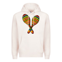 Pale Pink mexican maracas Premium Hoodie - AdoDesignShop