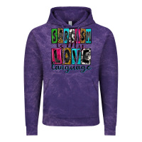 Cloud Purple sarcasm is my love language Vintage Hoodie - Zillion Design Studio