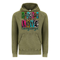 Vintage Olive sarcasm is my love language Vintage Hoodie - Zillion Design Studio
