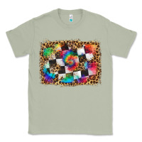 Matcha race leopard and tie dye background Classic Tee - HRA Design Shop