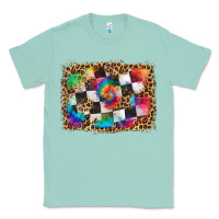 Seafoam race leopard and tie dye background Classic Tee - HRA Design Shop
