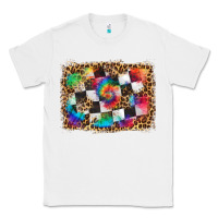 White race leopard and tie dye background Classic Tee - HRA Design Shop