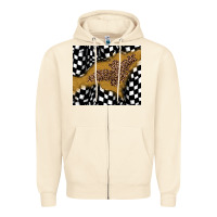 Sandshell racing glitter leopard Zipper Hoodie - JahusDesignShop