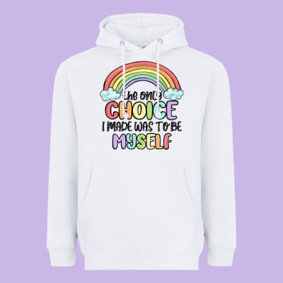 Gay Pride Heavyweight Hoodie Designed By Maliassmallbusiness