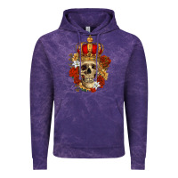Cloud Purple Skull King Vintage Hoodie - RanaPortraitStore