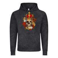 Vintage Black Skull King Vintage Hoodie - RanaPortraitStore