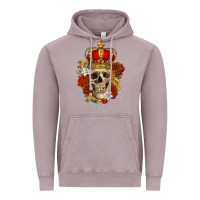 Vintage Zinc Skull King Vintage Hoodie - RanaPortraitStore