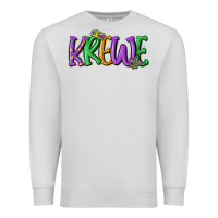 Dove Grey mardi gras krewe Premium Sweatshirt - MaliasSmallBusiness