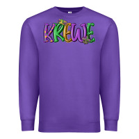 Purple mardi gras krewe Premium Sweatshirt - MaliasSmallBusiness