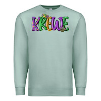 Seafoam mardi gras krewe Premium Sweatshirt - MaliasSmallBusiness