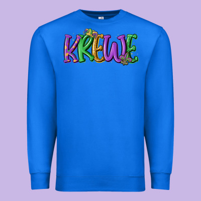Mardi Gras Krewe Premium Sweatshirt Designed By Maliassmallbusiness