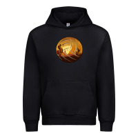 Black Desert Cactus Sunset Volleyball Urban Hoodie - Bettercallsaul