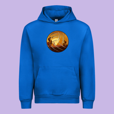 Desert Cactus Sunset Volleyball Urban Hoodie Designed By Bettercallsaul