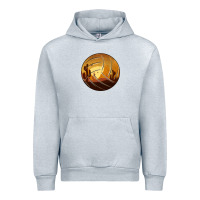Heather Grey Desert Cactus Sunset Volleyball Urban Hoodie - Bettercallsaul