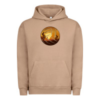 Pigment Burro Desert Cactus Sunset Volleyball Urban Hoodie - Bettercallsaul