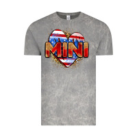 Cloud Rock American mini heart Vintage Tee - Zillion Design Studio