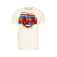 Vintage Arctic American mini heart Vintage Tee - Zillion Design Studio