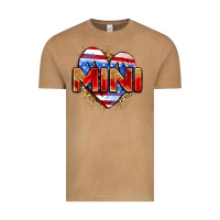 American Mini Heart Vintage Tee | Teevron
