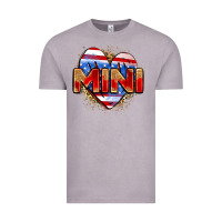 Vintage Zinc American mini heart Vintage Tee - Zillion Design Studio