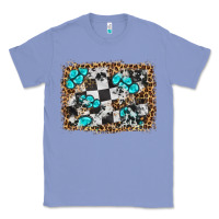 Colony Blue race leopard and gemstone background Classic Tee - HRA Design Shop