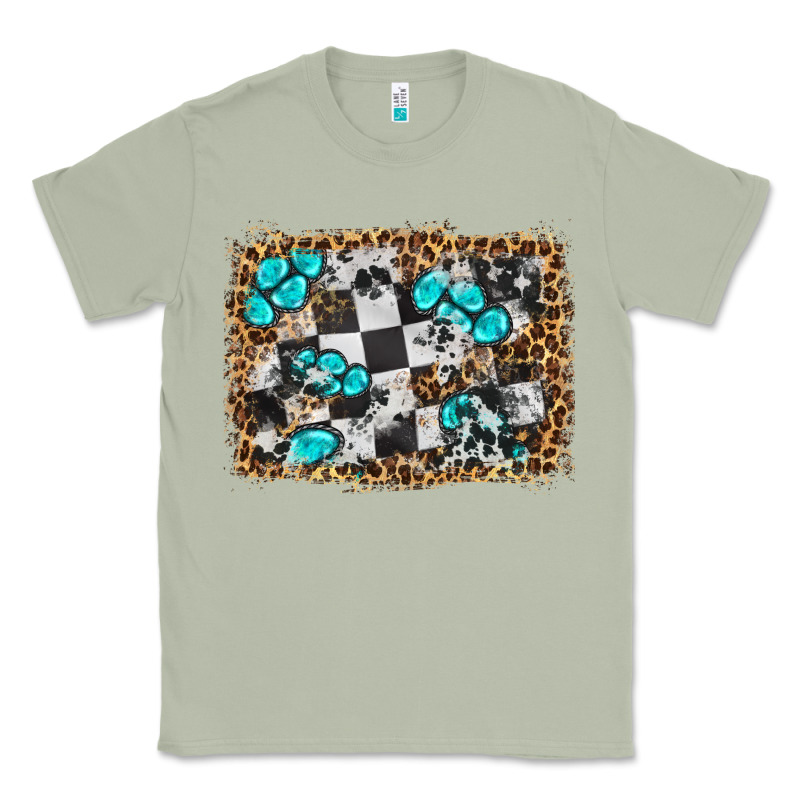 Race Leopard And Gemstone Background Classic Tee by HRA Design Shop | Teevron