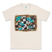 Natural race leopard and gemstone background Classic Tee - HRA Design Shop