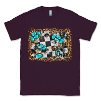 Plum race leopard and gemstone background Classic Tee - HRA Design Shop
