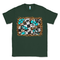 Sports Green race leopard and gemstone background Classic Tee - HRA Design Shop