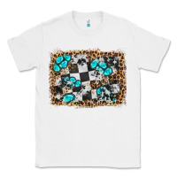White race leopard and gemstone background Classic Tee - HRA Design Shop