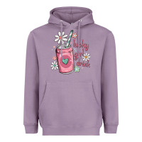 Lavender lucky girl drink Heavyweight Hoodie - MaliasSmallBusiness