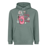 Sage lucky girl drink Heavyweight Hoodie - MaliasSmallBusiness