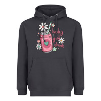 Smoke lucky girl drink Heavyweight Hoodie - MaliasSmallBusiness
