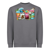 Storm skeleton summer coffee cups Heavyweight Sweatshirt - Zillion Design Studio