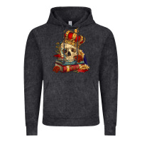 Vintage Arctic Skull With Crown Vintage Hoodie - RanaPortraitStore